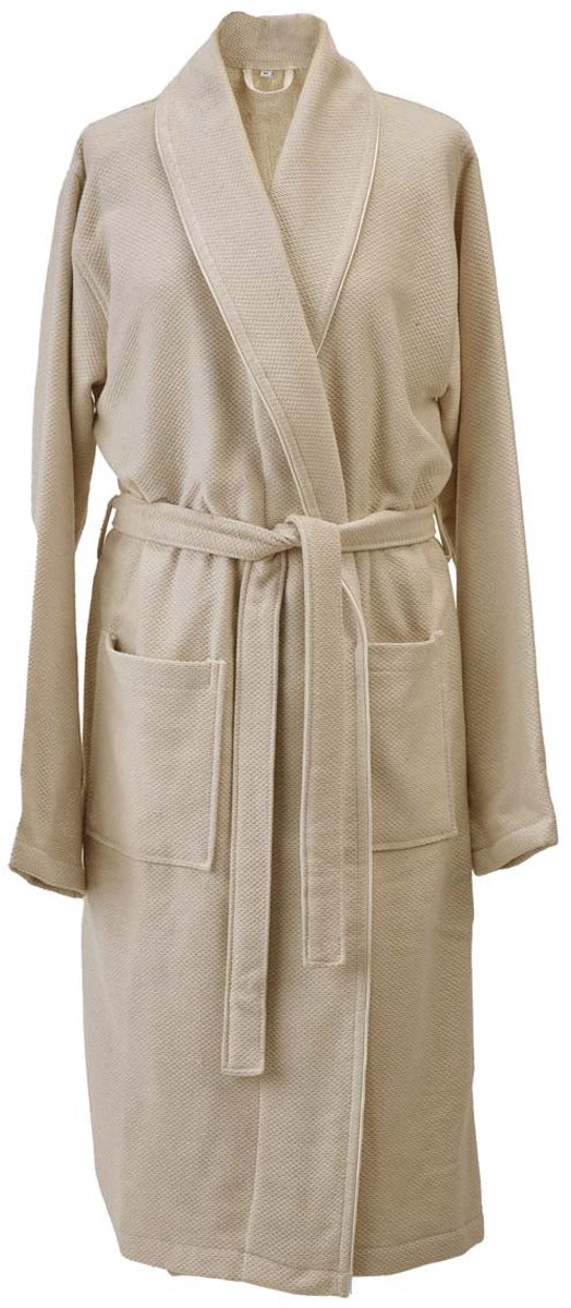 Aquanova Brooklyn Badjas Almond | L | Bruin | Katoen