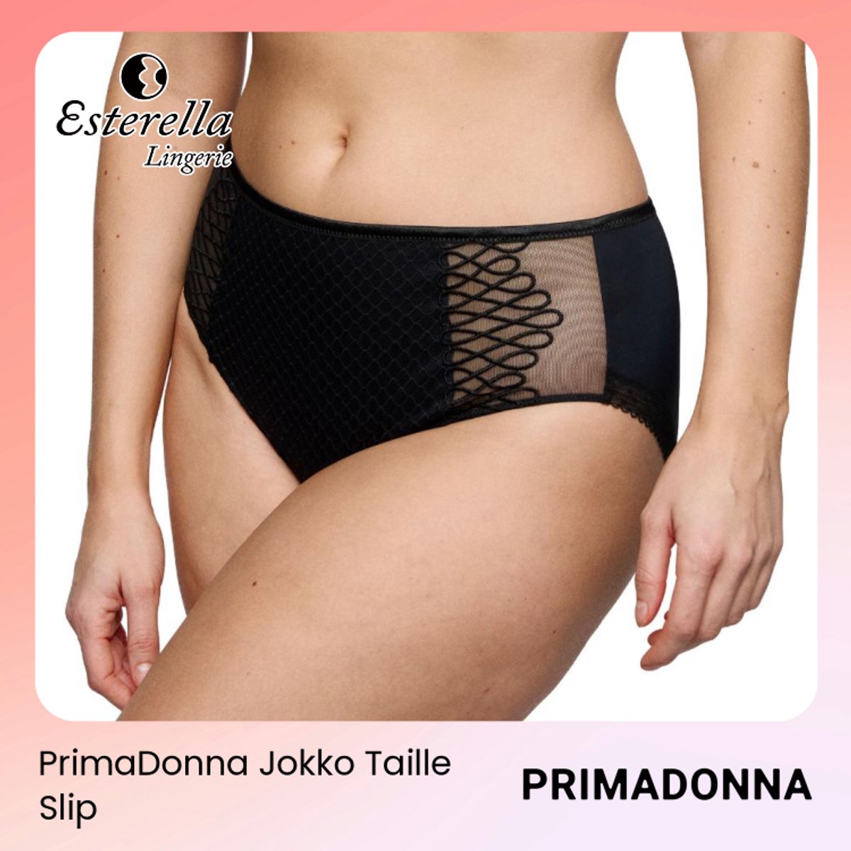 PrimaDonna Jokko Taille Slip 0563631 Zwart - maat 46