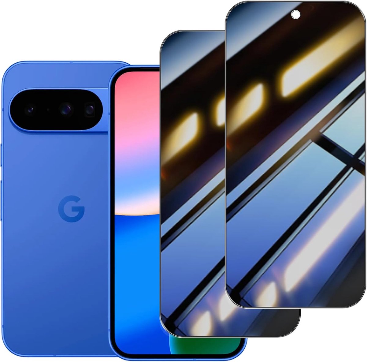 2 Stuks Schermbeschermer Anti-Spy Gehard Glas voor Google Pixel 10