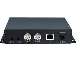 Videocoder met OLED, HTTP, UTP, RTSP, RTMP, RTMP, RTMPS, SRT, RTP-protocol, voor Live uitzending op YouTube Wowza Xtream-codes, Ondersteuning POE (CE & FCC)