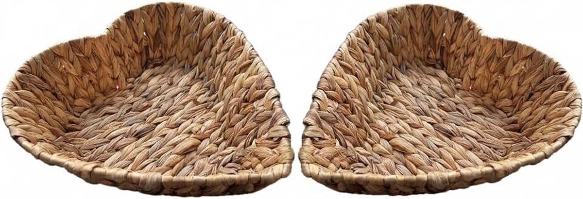 Presentatiemand leeg voor bruiloft, mand voor cadeau van wilg, decoratieve geschenkmand om te vullen en cadeau te geven (2)