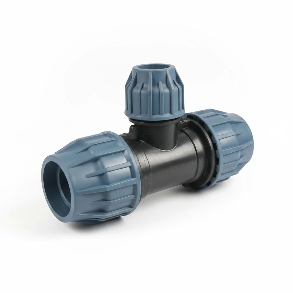 Tyleen verloop T-stuk 90° Jason 25 x 32 x 25 mm 3x klem KIWA (16 bar)