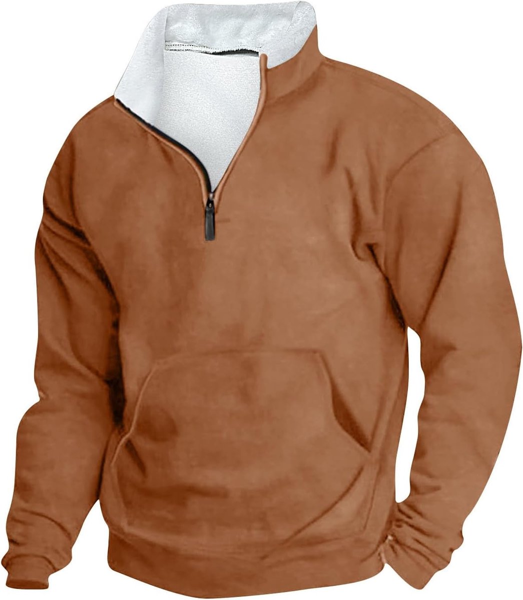 Hoodie met lange mouwen, bedrukt, casual en comfortabel voor heren
