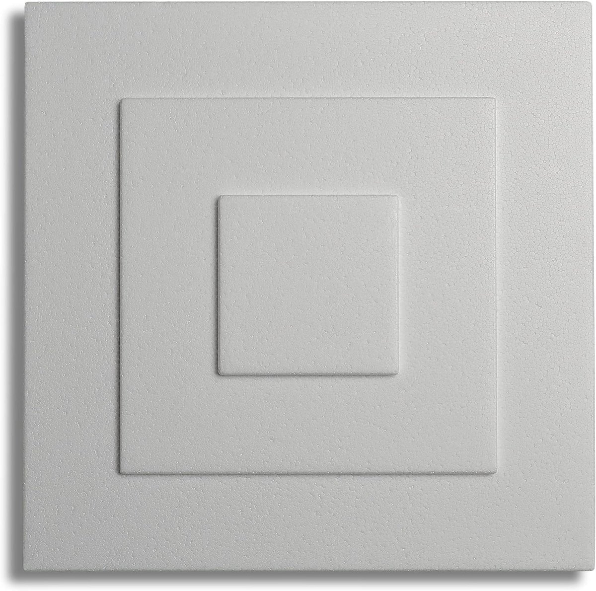 Polystyreen rozetten voor plafond en muur, ideaal voor kleine en grote kroonluchters - lijm inbegrepen (A012)