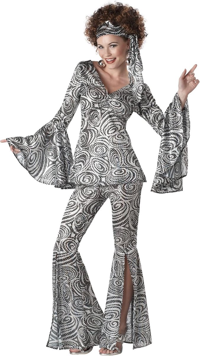 Disco kostuum voor dames - XL (44/46)