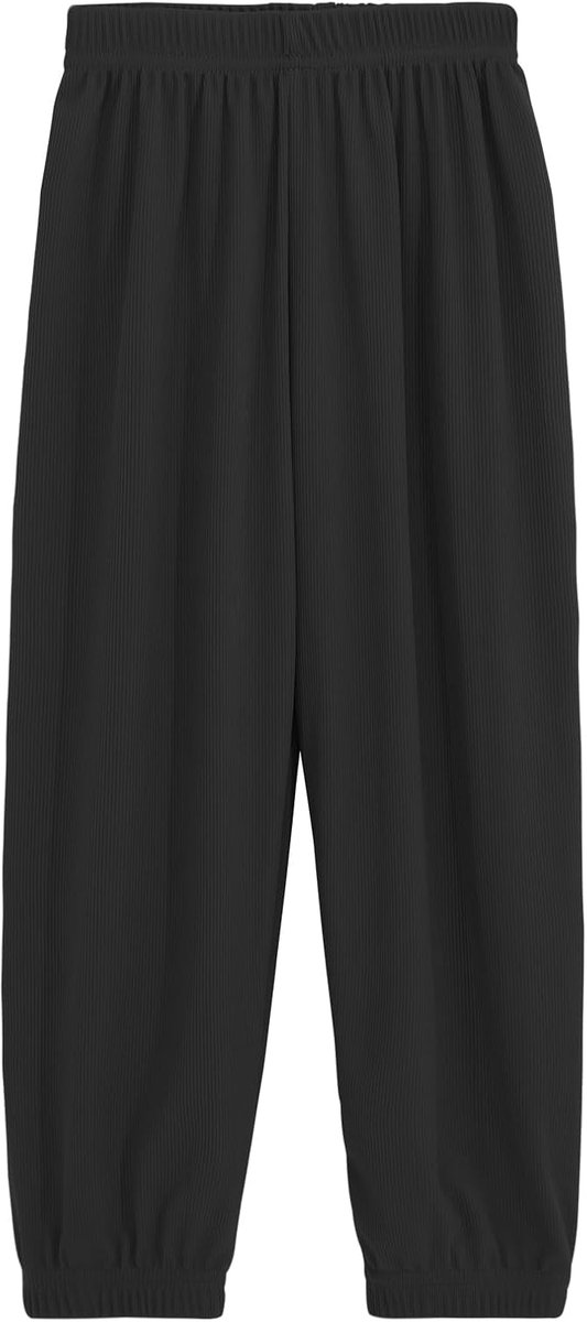 Harembroek voor kinderen, lichte zomerbroek, voor meisjes en jongens, baggy broek, 3-12 jaar