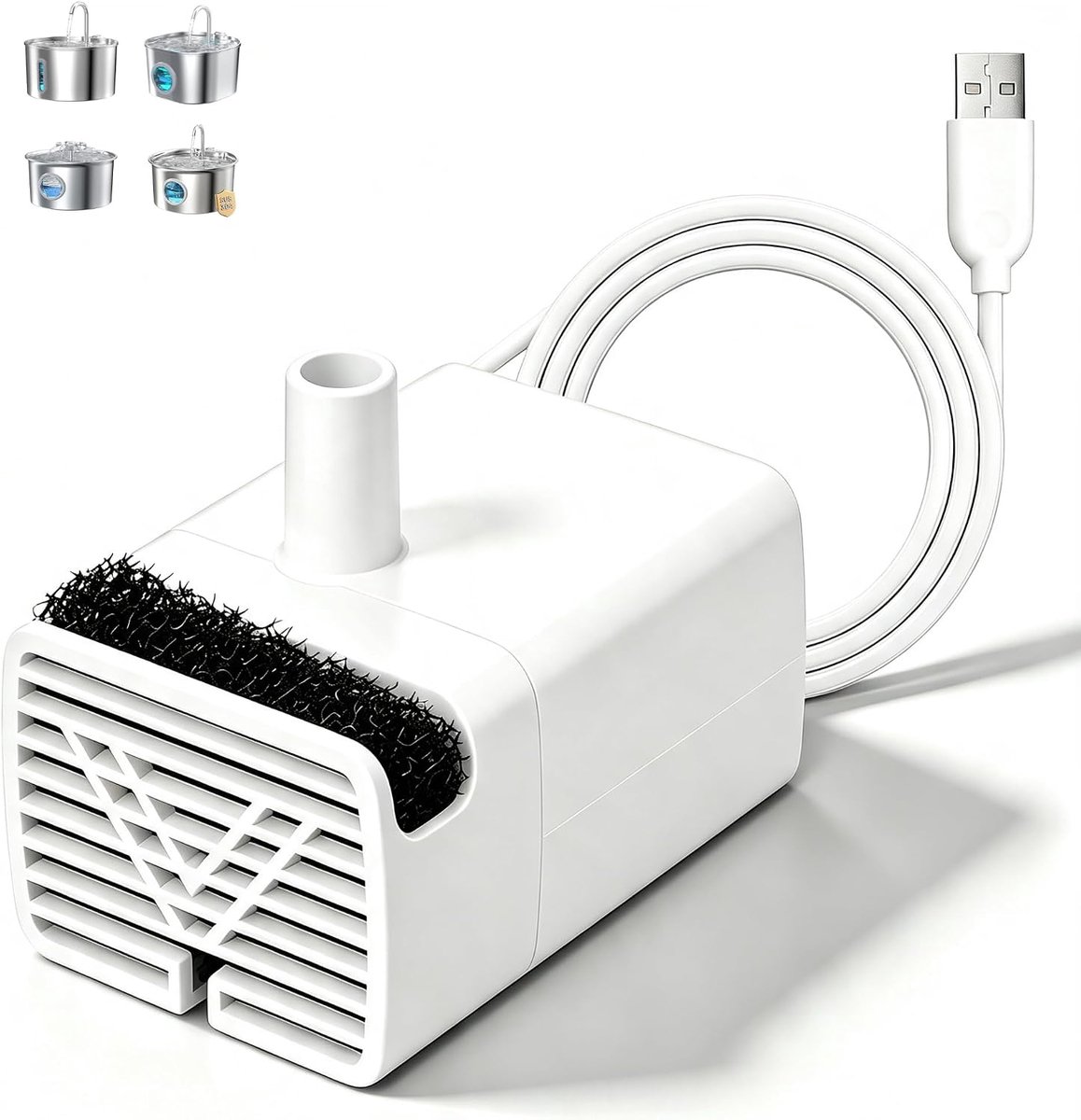 USB-pomp voor kattenfontein, reserveonderdeel drinkfontein huisdieren