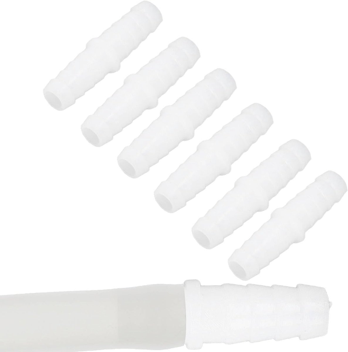 Plastic Slangconnector voor Pomp en Siliconen Slang, Geschikt voor 6mm, 9mm, 12mm en 14mm, Duurzaam PE Materiaal, Tuinaccessoires en Medische Toepassingen