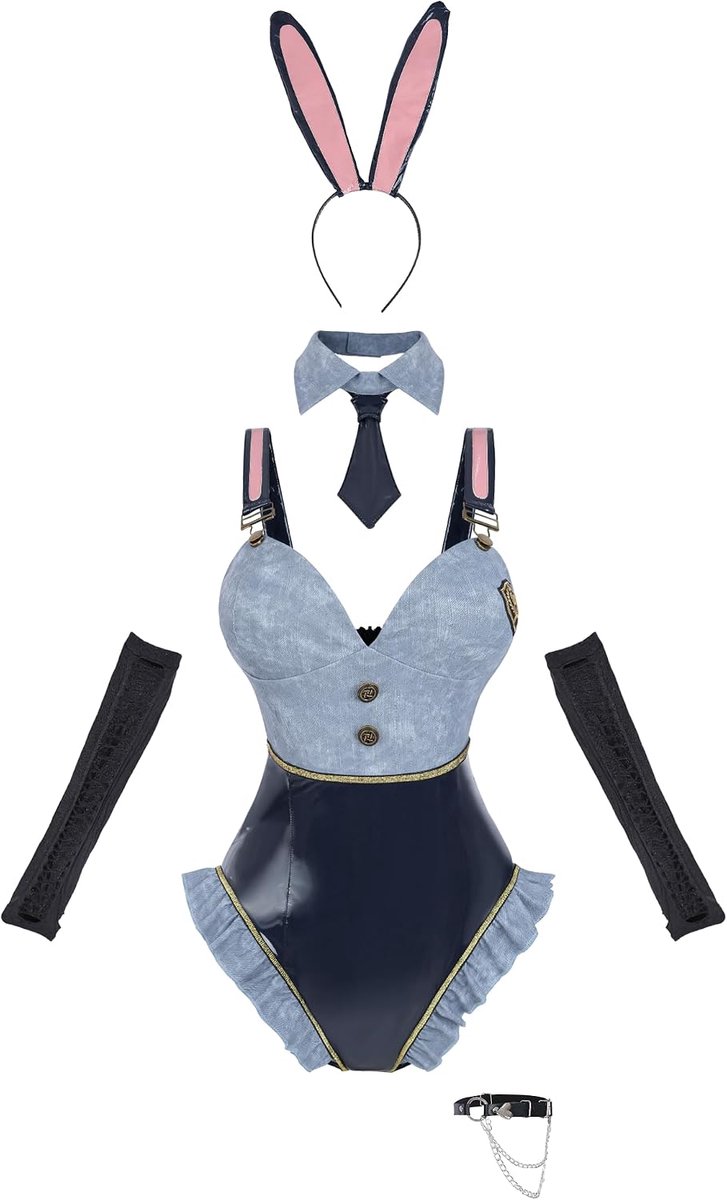 Bunny-kostuum voor vrouwen, Sakurajima Mai, cosplay-kostuum, anime, Senpai Bunny Suit met oren, volwassenen