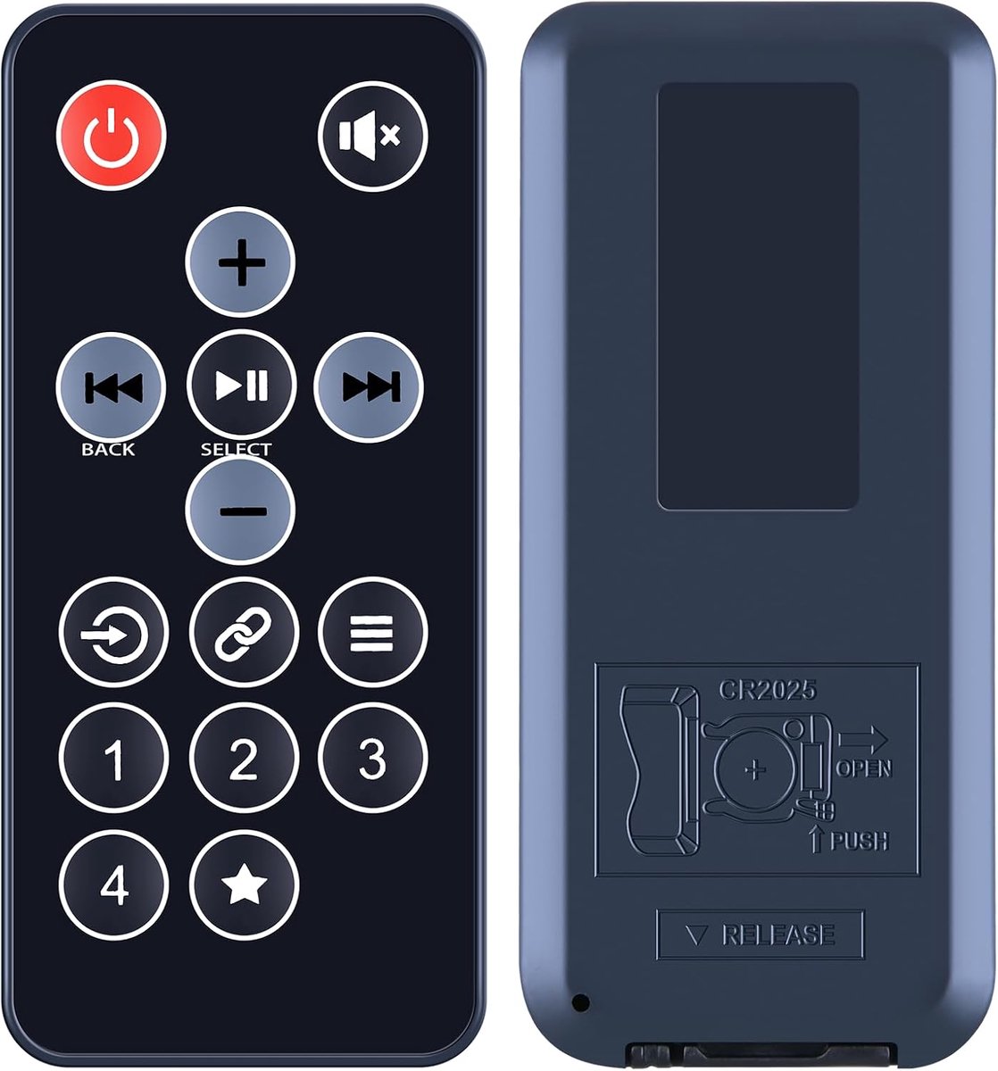 Afstandsbediening compatibel met Teufel 3SIXTY digitale radio luidspreker