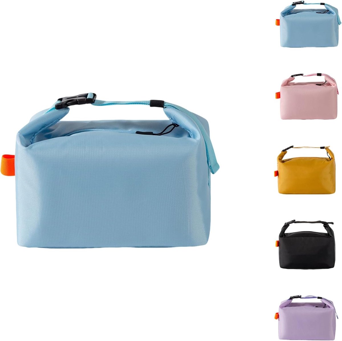 Modieuze lunchtassen voor mannen en vrouwen - herbruikbare geïsoleerde lekvrije lunchbox draagtas, coole tassen voor kinderen, meisjes, jongens, volwassenen, thermische koeltas voor werk