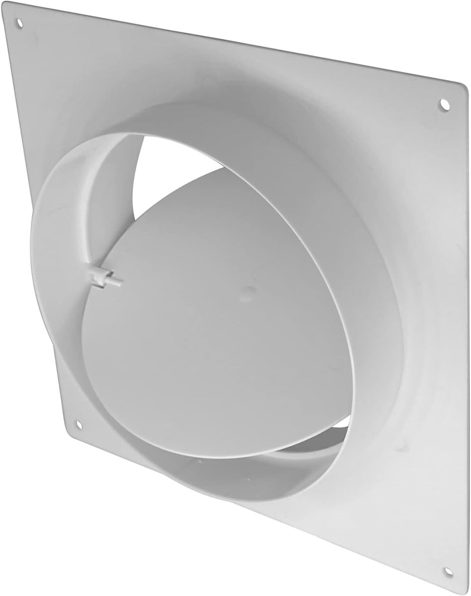 150 mm met terugslagklep PVC verbindingsstuk ronde buis ventilatiebuis