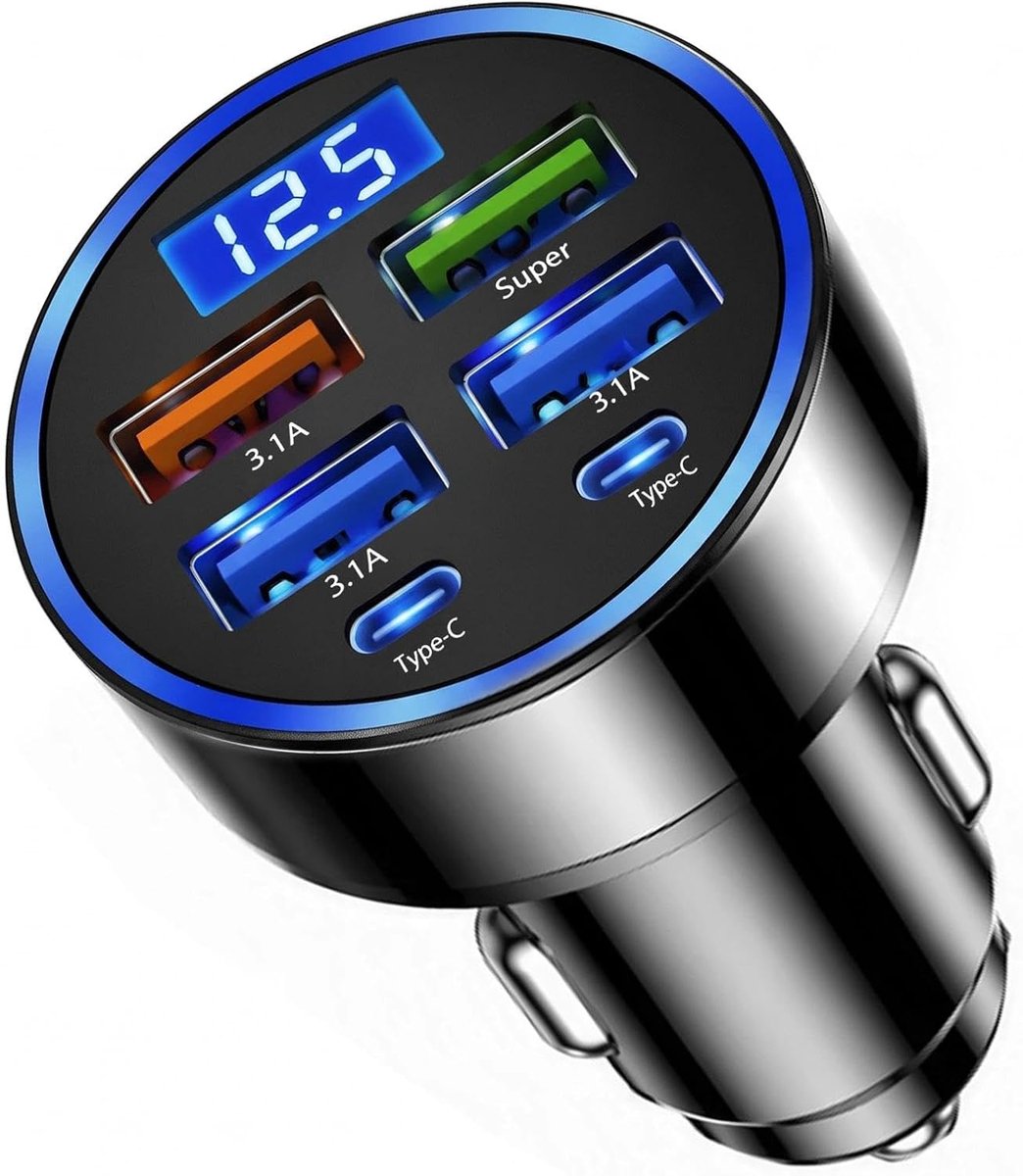 Autolader USB C 100W