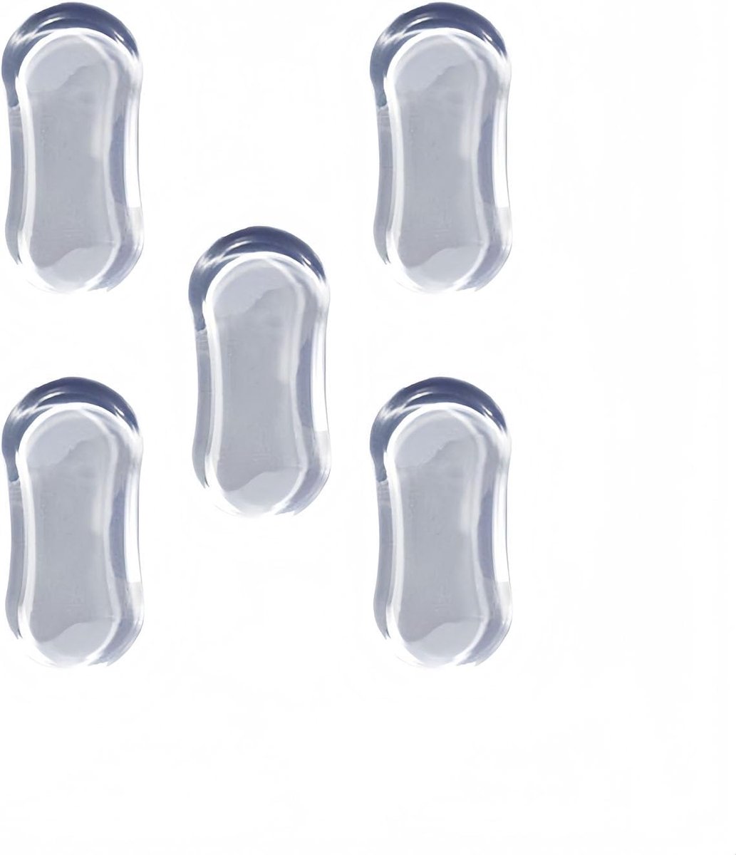 Set van 4 toiletbrilbumpers, sterk klevende siliconen toiletbrilbumpers voor thuis, hotel en ziekenhuis