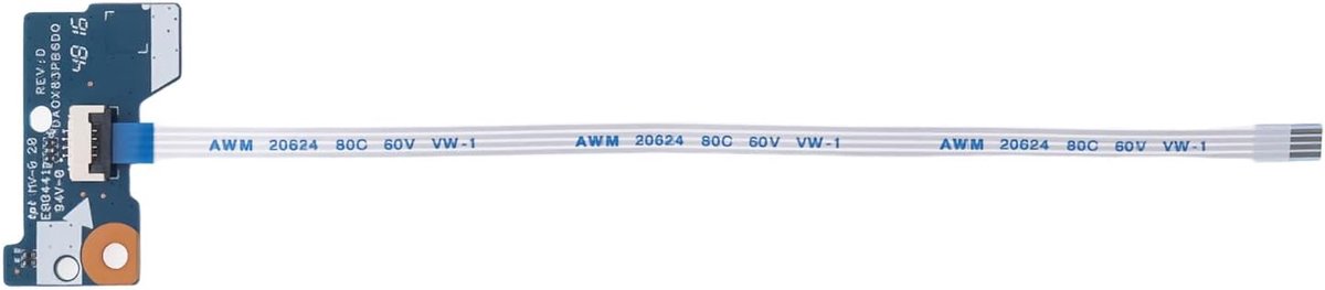 Dailygoods - Computer Power Knop Board - Compatibel met HP ProBook 450 G3 G4 - Inclusief kabel - Duurzaam kunststof - Snelle installatie - Betrouwbare
