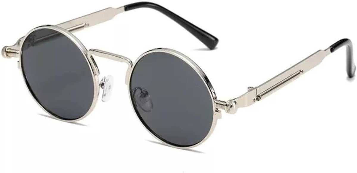 Zonnebril voor Heren en Dames Rond Metalen Frame UV400-bescherming Retro Voor Autorijden Reizen Dagelijks Gebruik Strand