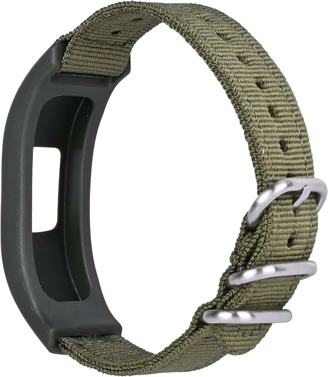 Nylon banden compatibel met Garmin Vivofit 4 tracker vervangende banden met hoes
