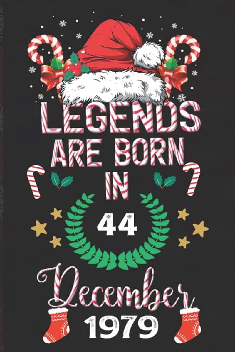 Born in December Merry Christmas 1979: 43 rd December birthday gifts for women | Motivational quotes | Happy Birthday | December Birthdays| personalized birthday book | Personalized birthda