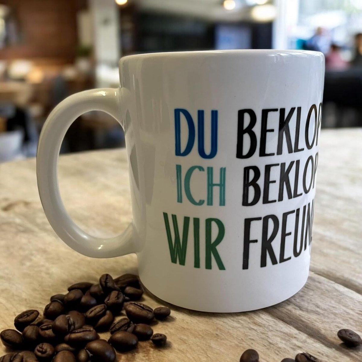 Jij, Ich Bekloppt Wir Freunde Verjaardagscadeau