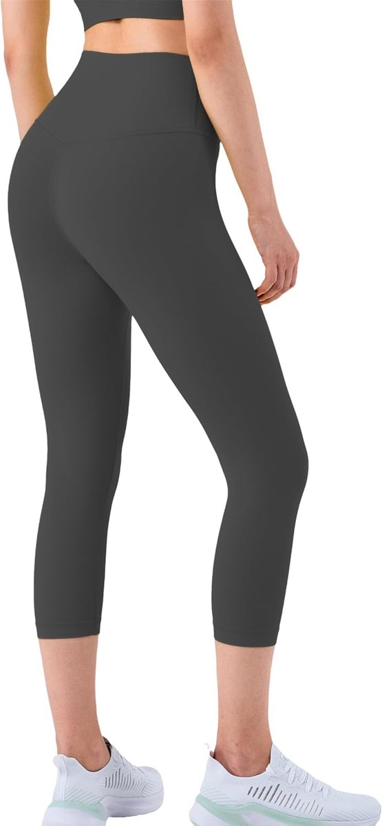 Leggings, fitnessbroek, hoge taille, broek, fitness, yoga, elastisch, anti-cellulitis, broek met zakken, voor pilates, sport, gym, hardlopen, vrije tijd
