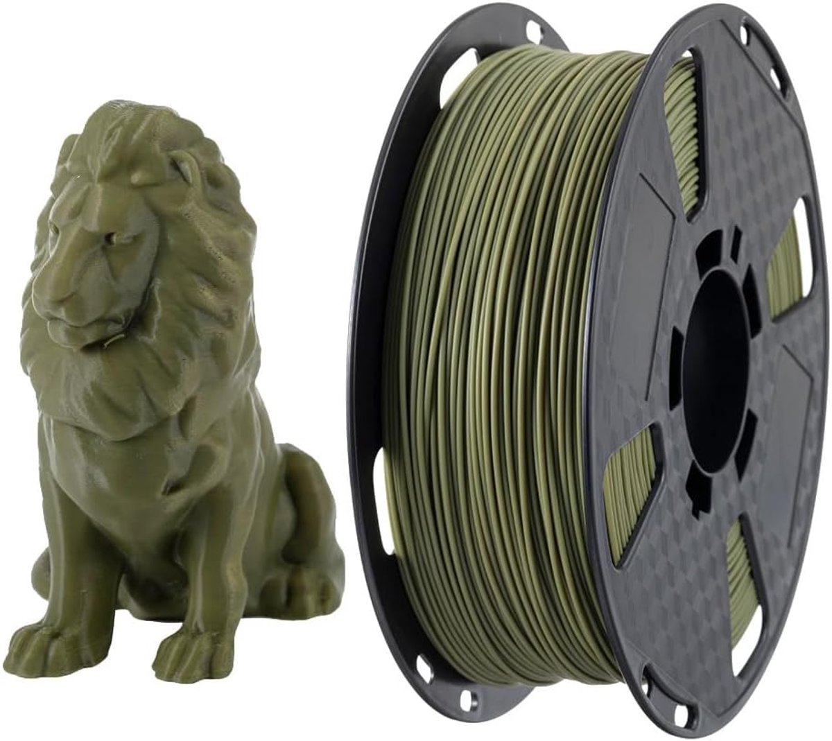 PLA+ Legergroen 1.75mm 1KG 3D Printer Filament