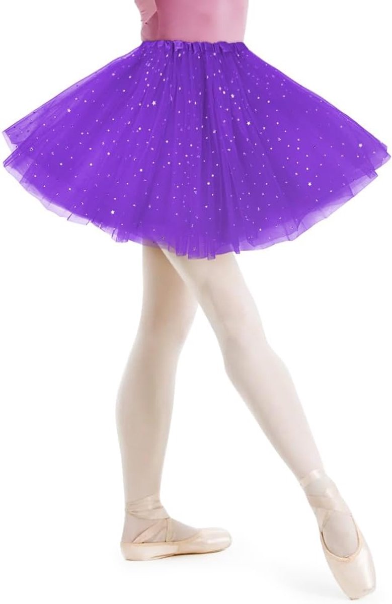 Klassieke Tutu Rok, Elastische 3-laagse Tule Rok, Ballet Tule Rok, Petticoat Onderrok voor Carnaval, Themafeest, Ballet, Dans, Verkleedkleding, Halloween Kostuum