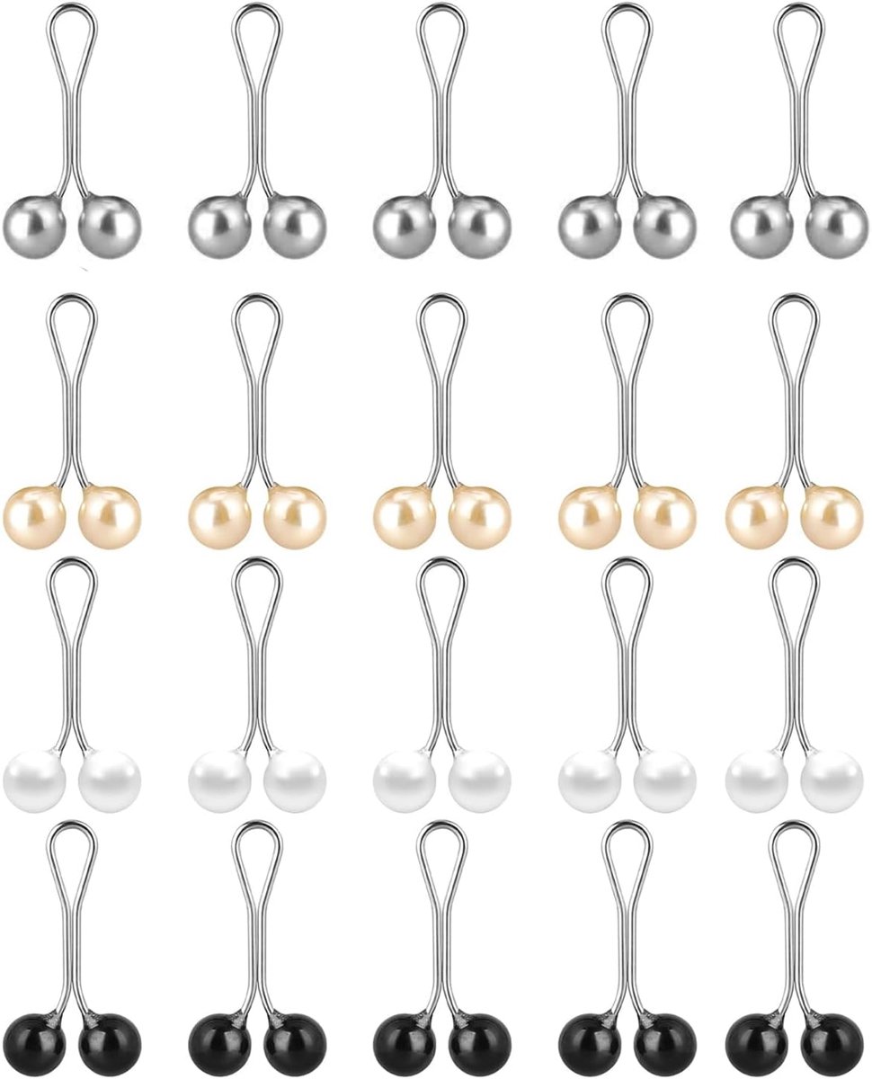 20 stuks, hijab-naalden en hoofddoekclips voor elegante, veilige grip zonder beschadiging