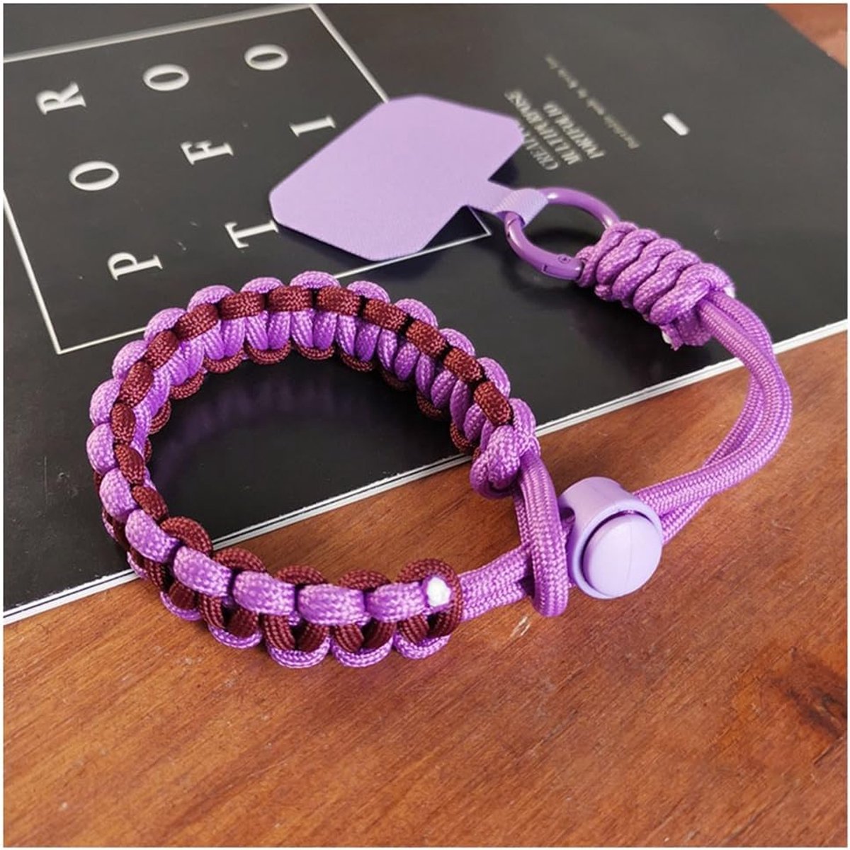 Lanyards Telefoonketting Universeel Korte Mobiele Telefoon Lanyard Verstelbare Polsband Kleurrijk Nylon Lanyard met Verstelbare Gesp met Patch voor alle Smartphones Korte #17