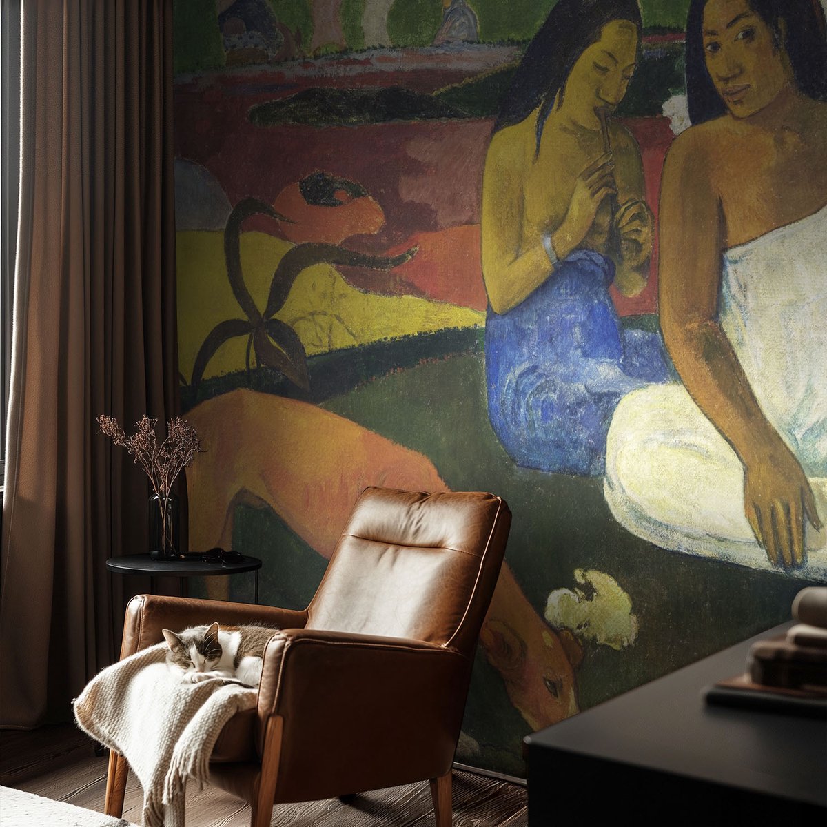 Coloray Vliesbehang - Groente Snellijm Behang - 104x70 cm - Exotische Scène Muurschildering - Slaapkamer behang Mensen - Fotobehang Vlies - Gang behang