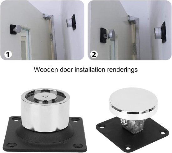 12V/24V Elektromagnetische Deurhouder voor Houten Deuren 132.3lb Sterke Sucti Deurstopper Elektrische Deurstopper Magnetische Houder voor Ulti Deurzuiging. — afbeelding 5