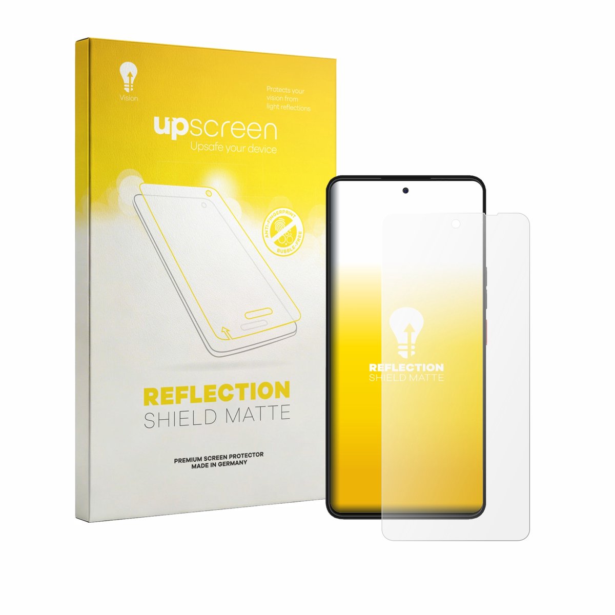 upscreen - Screenprotector voor Volla Phone Plinius Plus - Folie Beschermfolie anti glare matte