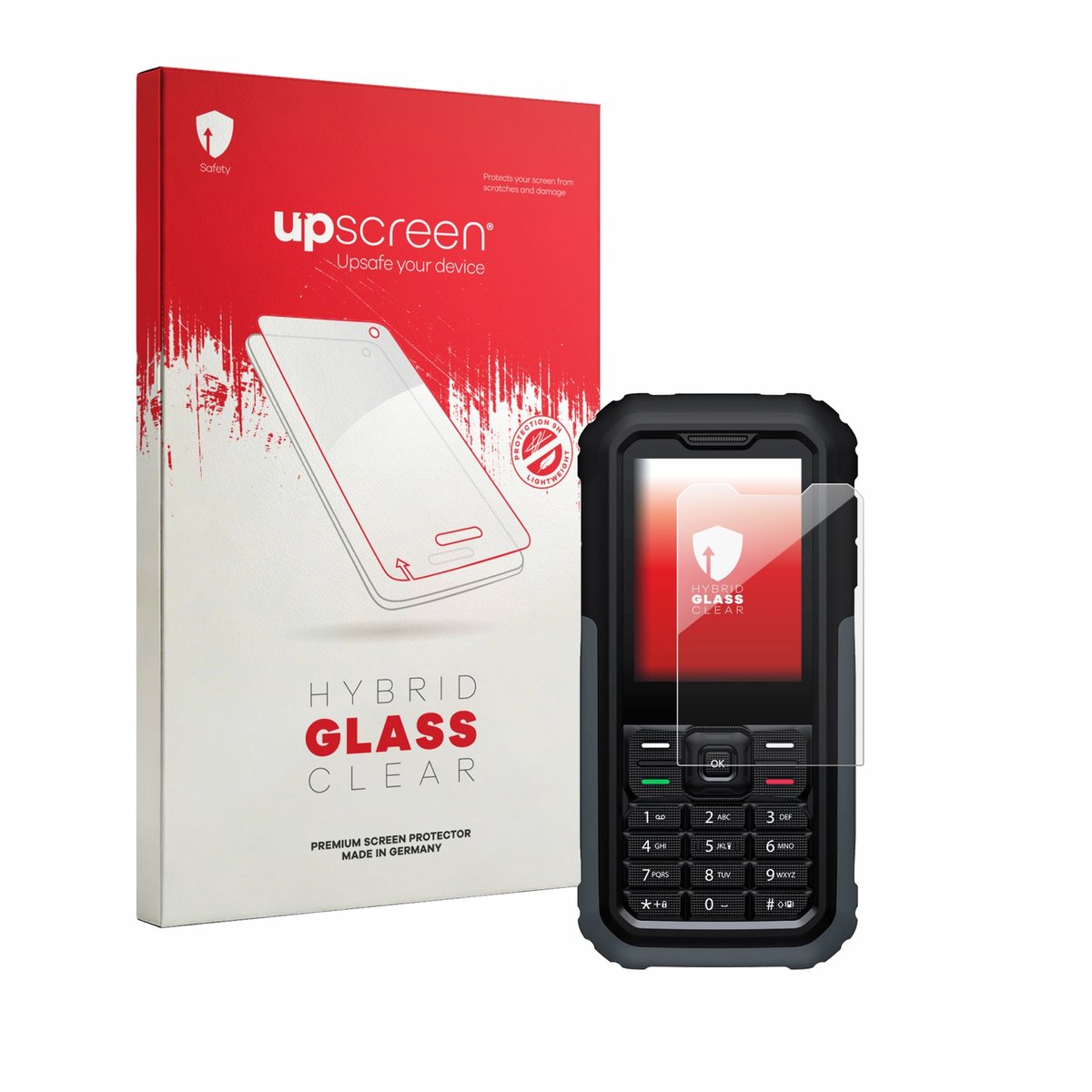 upscreen - Screenprotector voor TCL OneTouch 5044 - Folie Beschermfolie Beschermglas transparant