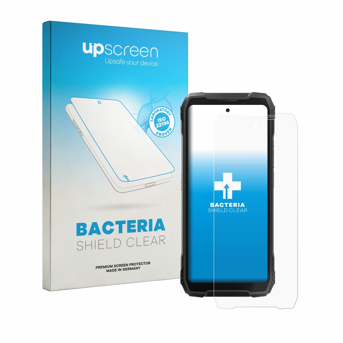 upscreen - Screenprotector voor Blackview Xplore X1 - Folie Beschermfolie transparant antibacterieel