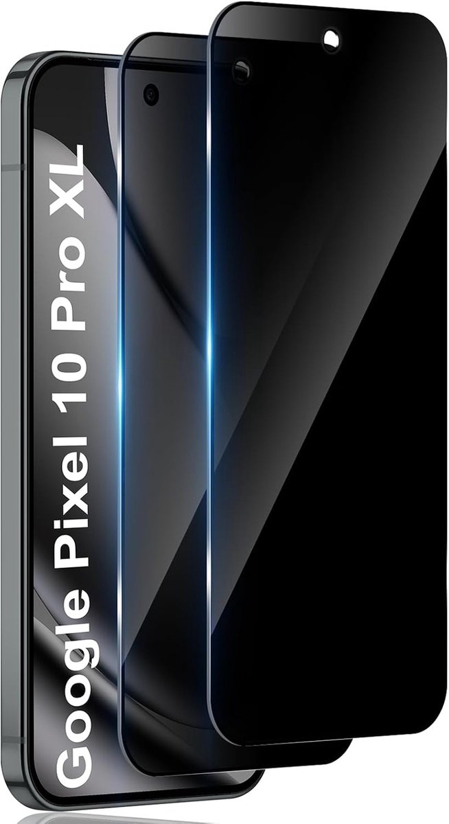 2 stuks Antispy Screen Protector voor Google Pixel 10 Pro XL Privacy, Guard 9H Filter Glas, Volledige Film gehard glas onbreekbaar, anti-verblinding