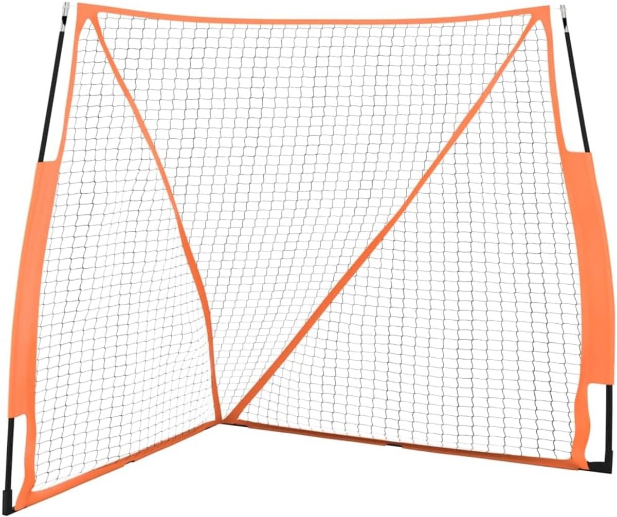 Slagnet 183 x 182 x 183 cm trainingsnet voor honkbal en softbal met frame van staal en glasvezel incl. draagtas voor tuin en sportveld