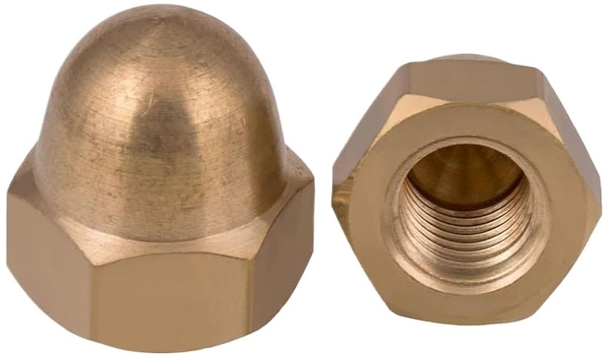 Koepelmoeren, Messing eikelmoer M3-M20 5 stuks(M3)