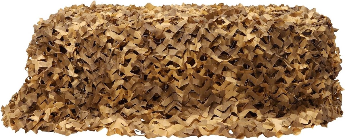 Camouflagenet, 3 x 5 m, camouflagenet, jagenet, voor de jacht, boslandschap, podiumdecoratie en camping in de open lucht worden gebruikt