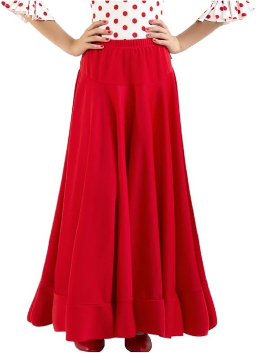 Flamenca-dansrok voor meisjes met ruches