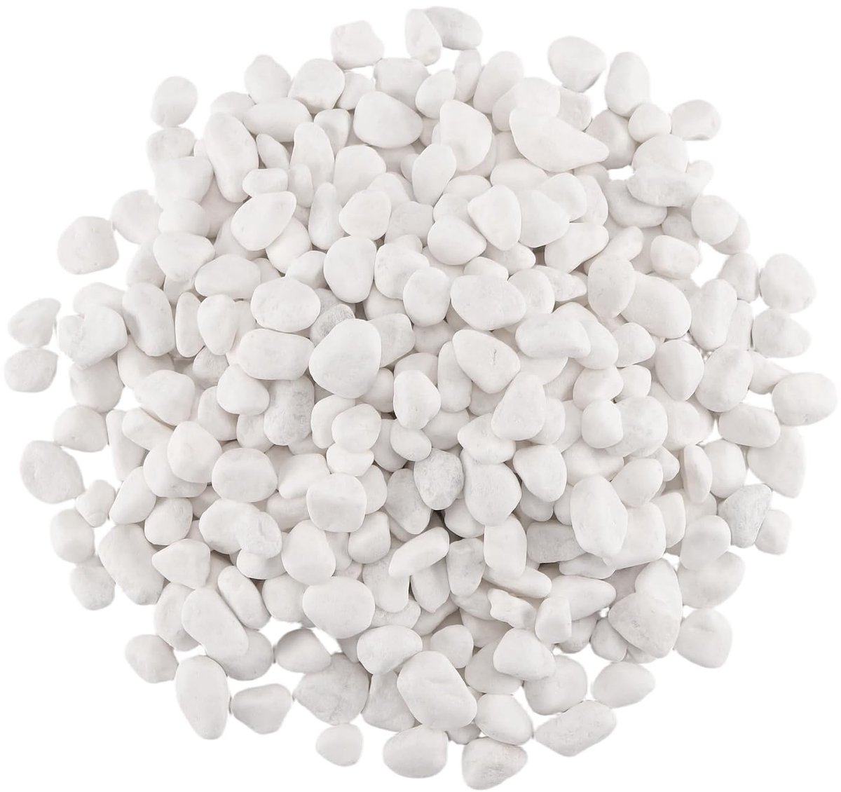 5 kg witte stenen, decoratieve tuinstenen, 1-2 cm, witte kiezelstenen, kleine rivierstenen, siergrind, natuurlijke decoratieve stenen voor vazen, aquarium, landschapsarchitectuur, vetplanten