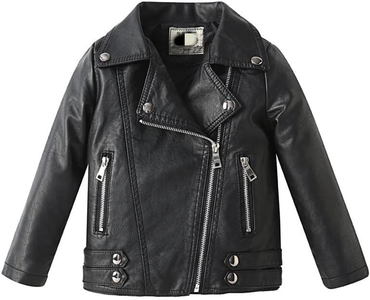 Jongens, kunstleer, jas, biker, lente, herfst, 2-9 jaar (120)
