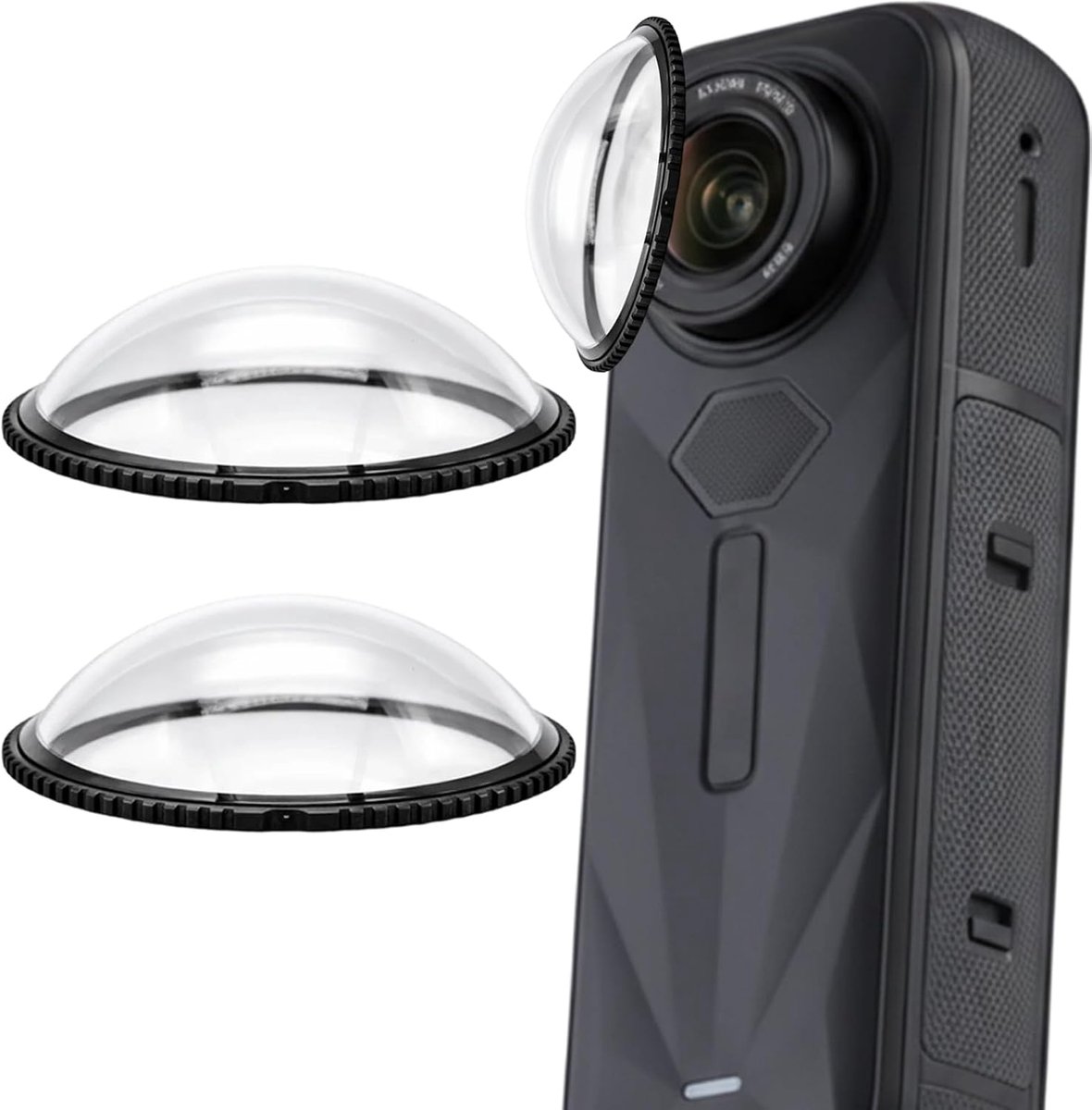 Lensbescherming accessoire voor X4 – robuuste lensbescherming van gehard glas, eenvoudige montage als camera-beschermingsaccessoire