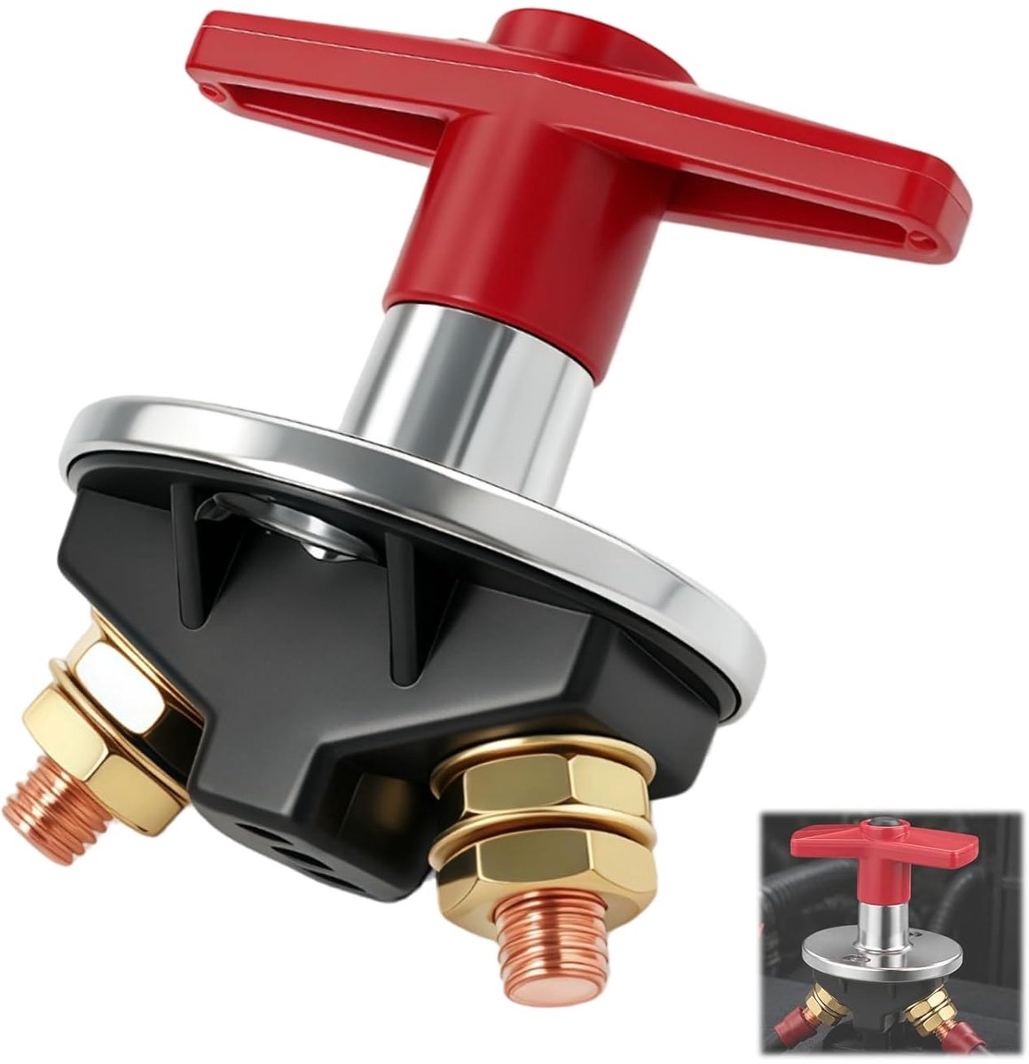 12V-60V 300A schakelaar coupe batterij isolator met vaste sleutel, schakelaars coupes isolator batterij coupure circuit, schakelaar coupe batterijen met vaste sleutel voor coupure de Couran