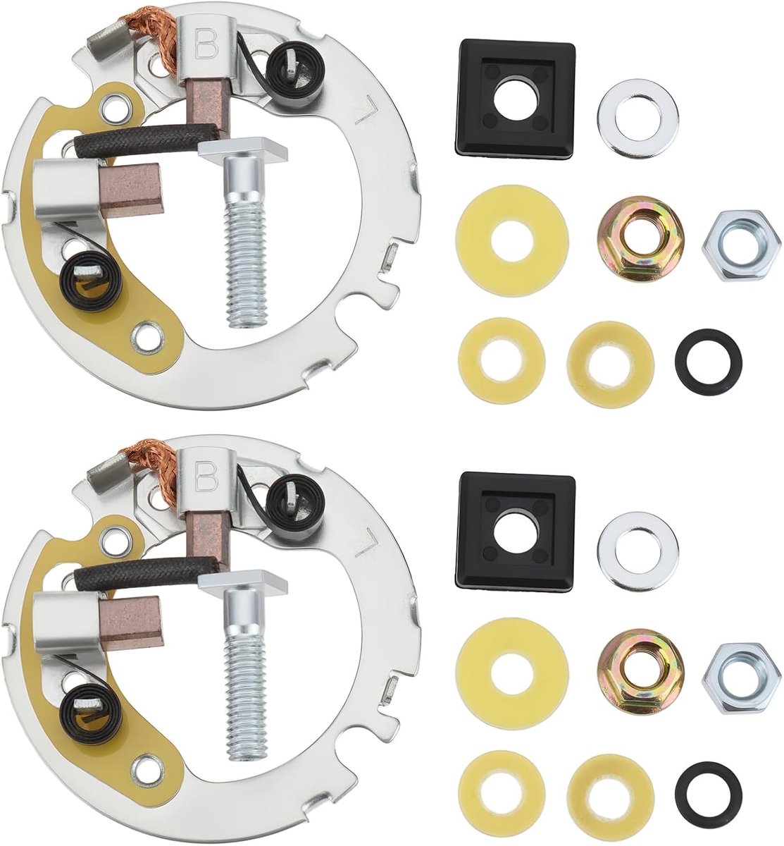ATV Starter Koolborstel - 2 Stuks - Compatibel met Arctic Cat 375 400 en Suzuki LT-A400 LT-F400 - Voor Eiger KingQuad