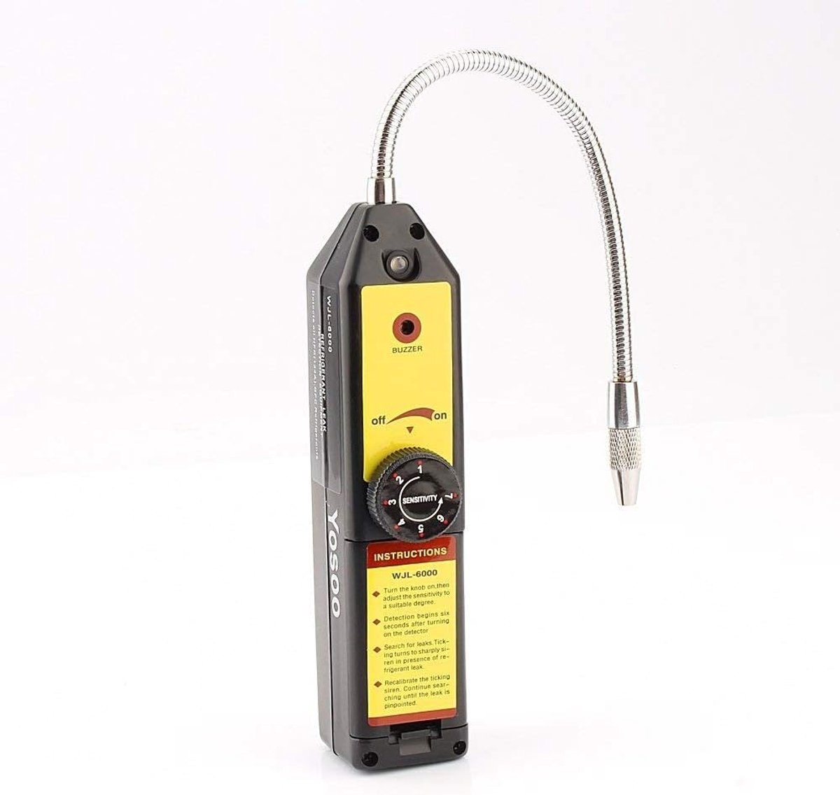 Halogeengas lekdetector - CFK refrigerant - R134a R410a R22a - draagbaar - herbruikbare verpakking