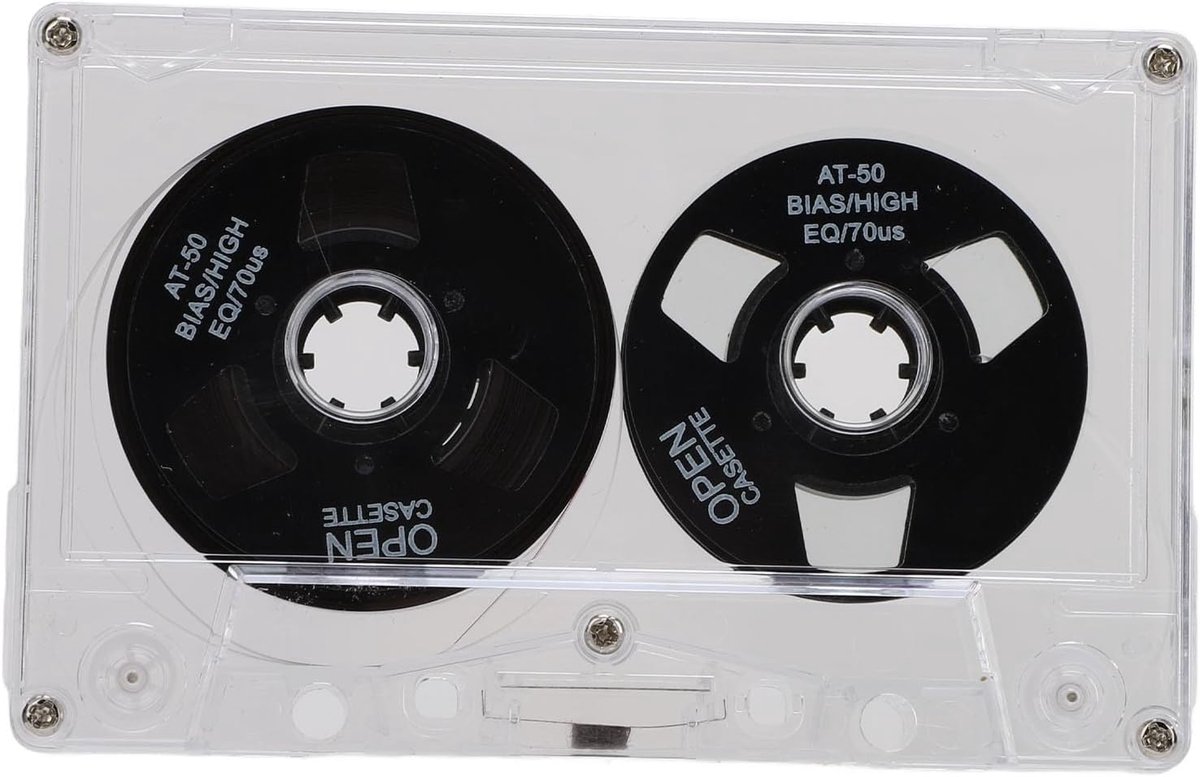 Lege cassetteband - 50 minuten - compact cassette - voor muziekopnames - professioneel gebruik