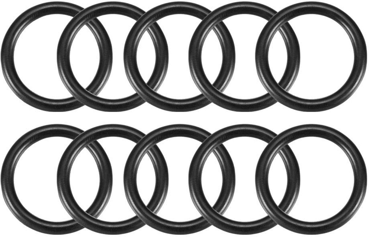 3x26mm zwarte nitril rubber afdichting O-ring afdichting Washer grommets 10 stuks