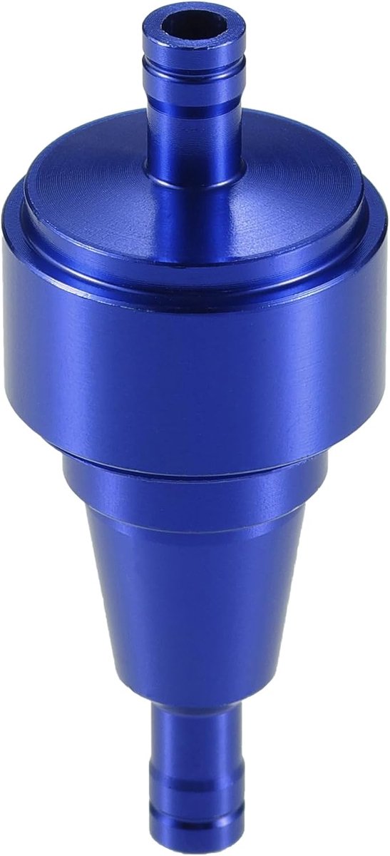 Universele Gas Inline Brandstoffilter 6mm OD Benzinefilter voor ATV Blauw