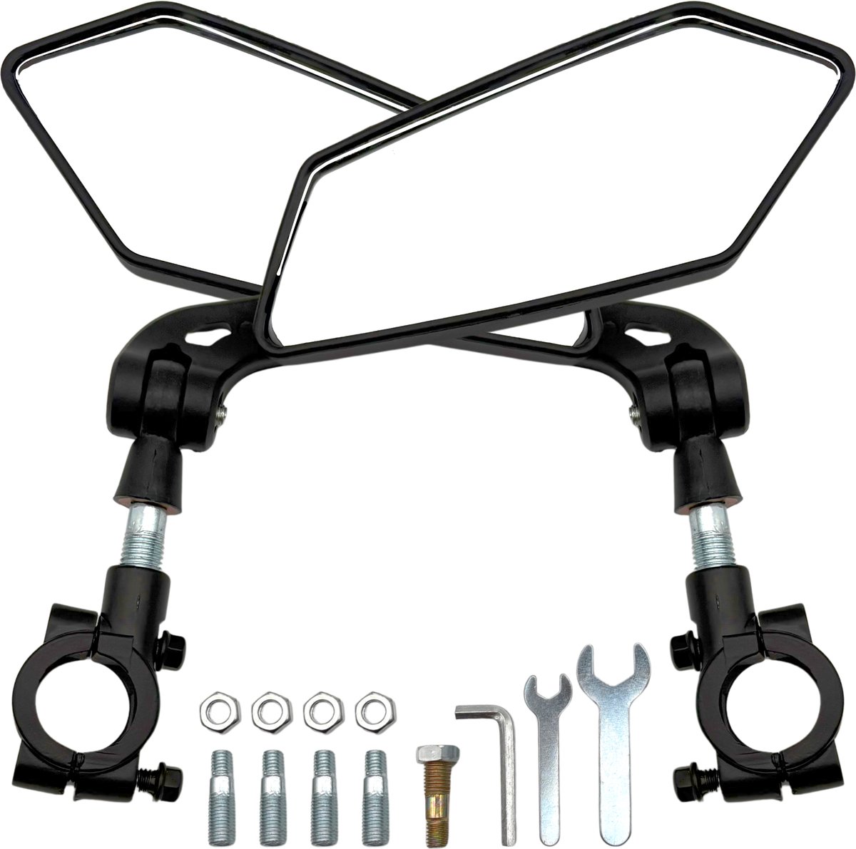Purepeak Fietsspiegel E-bike Set - Fiets Spiegel op Stuur Links en Rechts - 360° Draaibaar