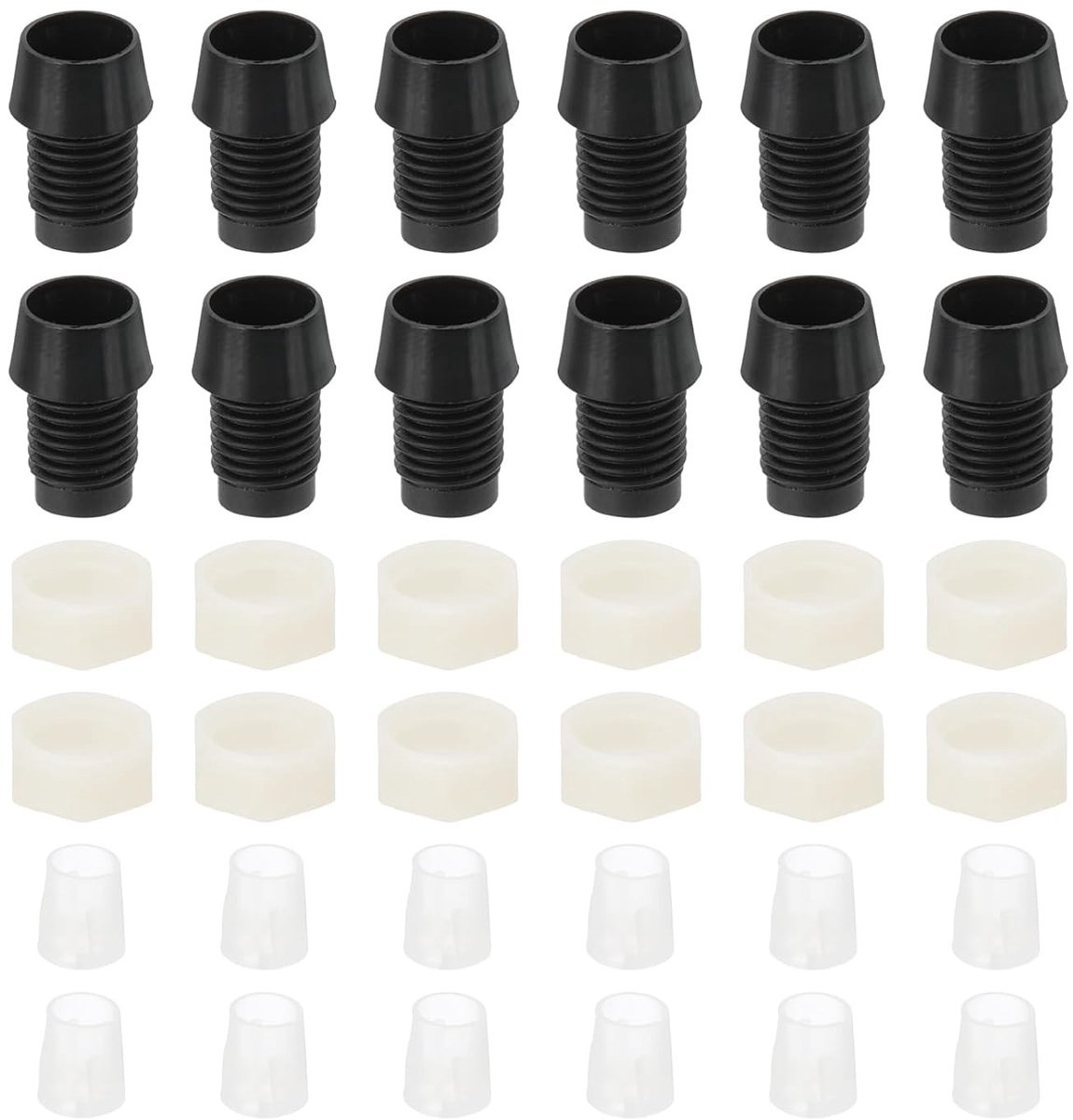 5mm LED Houder, 40 Stuks Plastic LED Bevestigingsclips voor Lampen en Verlichting, Zwart, Geschikt voor LED-lampen en Paneelmontage