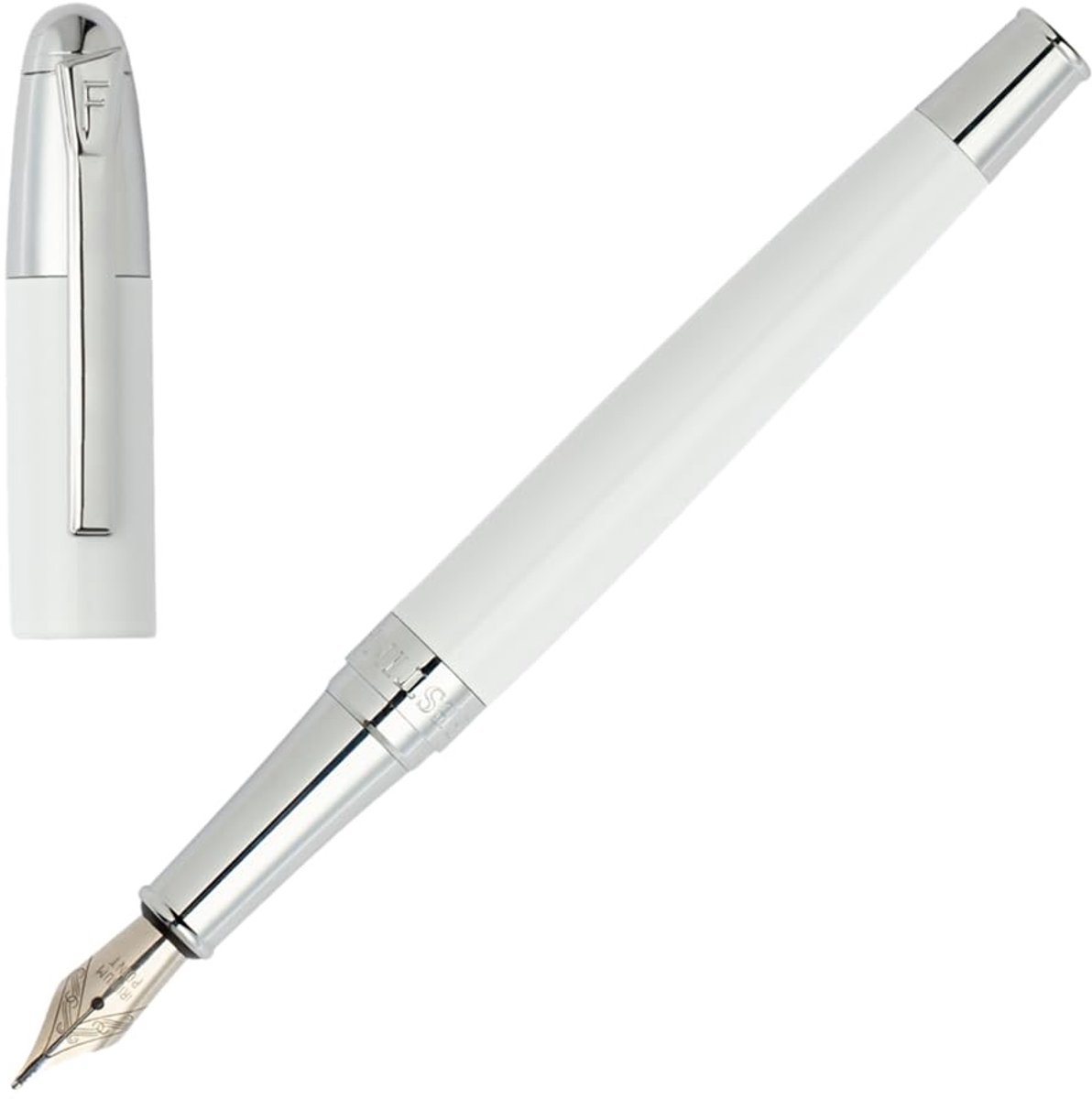Elzusha - Vulpen - Medium Punt - Witte Inkt